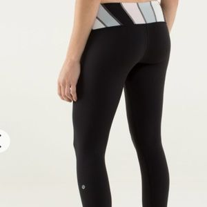 Lululemon Wunder Under Pant Black / Quilt 8